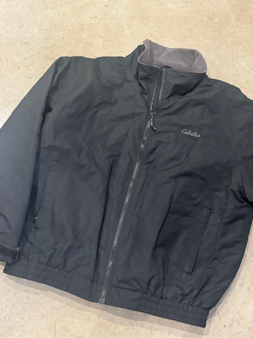 Cabela's Men's Black Insulated Jacket